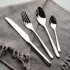 Tableware Stainless Steel Spoons Fork And Knife Set New Design 24 Pieces Restaurant Cutlery Set For Dinner