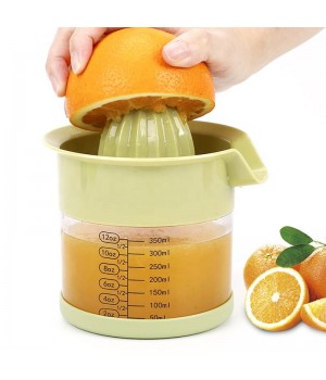 Kitchen Accessories Manual Hand Citrus Lemon Orange Fruit Juicer Squeezer With Built-In Measuring Cup