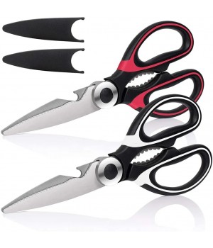 Heavy Duty Kitchen Scissors Dishwasher Safe All Purpose Utility Sharp Stainless Steel Cooking Kitchen Shears