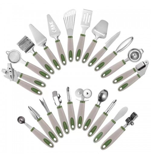 Hot selling 22pcs kitchen cooking tools kitchenware gadgets utensils set kitchen accessories tool stainless steel home cooking