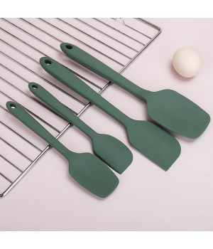 Custom Logo Best Heat Resistant Kitchen Cookware Accessories 4 Pack Silicone Spatula