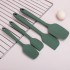 Custom Logo Best Heat Resistant Kitchen Cookware Accessories 4 Pack Silicone Spatula