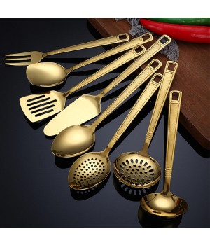 eco-friendly Kitchen gadgets Utensil Set Hot Selling Profmenional stainless steel Male Sustainable Cooking gourmet Utensil Set