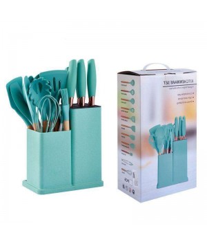 Silicone Cooking Kitchen Utensils Customized Silicone Utensils Cooking Set OEM Silicone Kitnchen Utensils Set 19