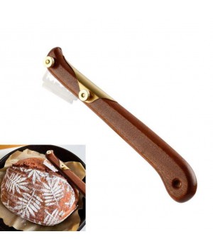 New arrival Design Bread Lame Set Wooden Bread Scoring lame Arc Blade Lame Dough Slashing Tool Kitchen Baking Gadgets