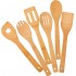 6/8 Pieces Gift wooden kitchenware set cookware Utensil bamboo Kitchen Cooking Utensils with Holder