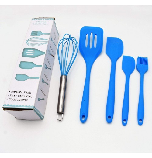 5-piece set High Quality Silicone Utensil Set Heat Resistant Cooking Durable Utensils Silicone Set